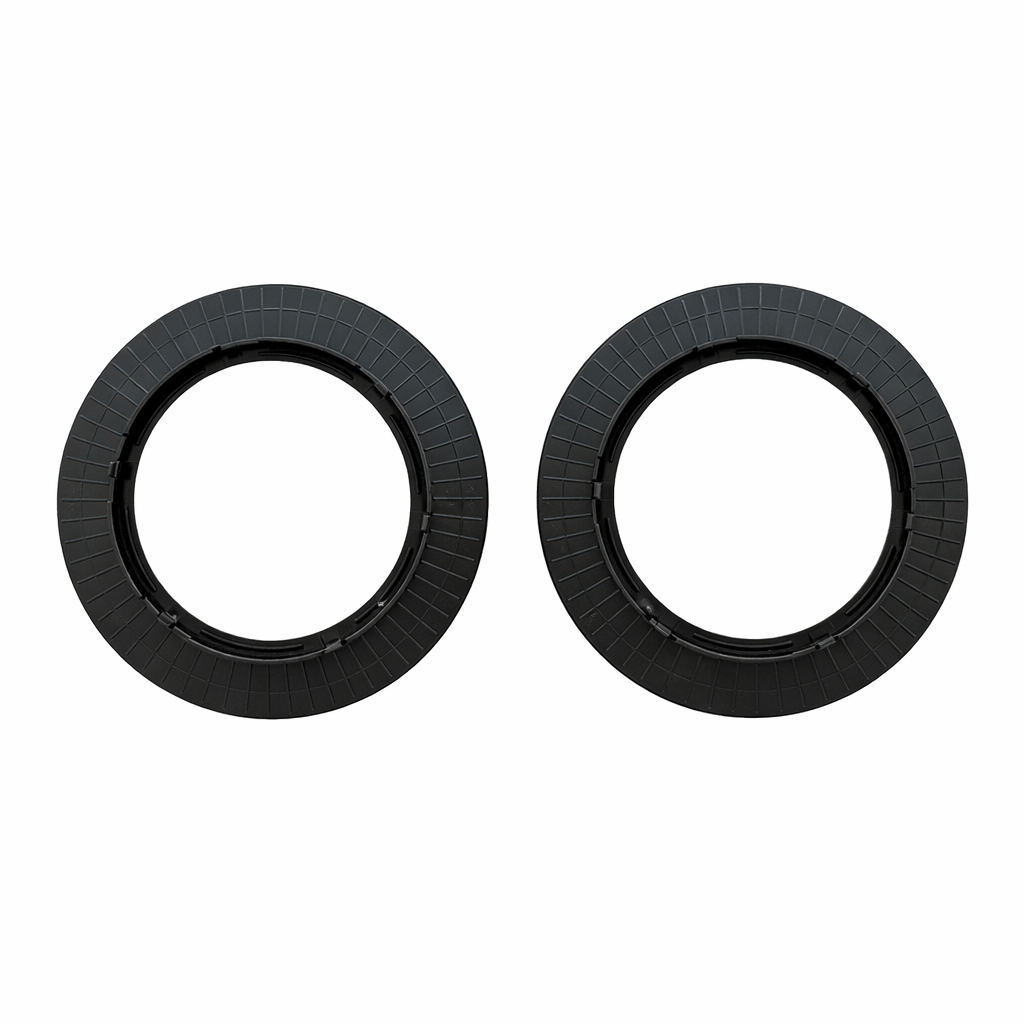 Set of 2 removable supports for window cleaning robot microfibre