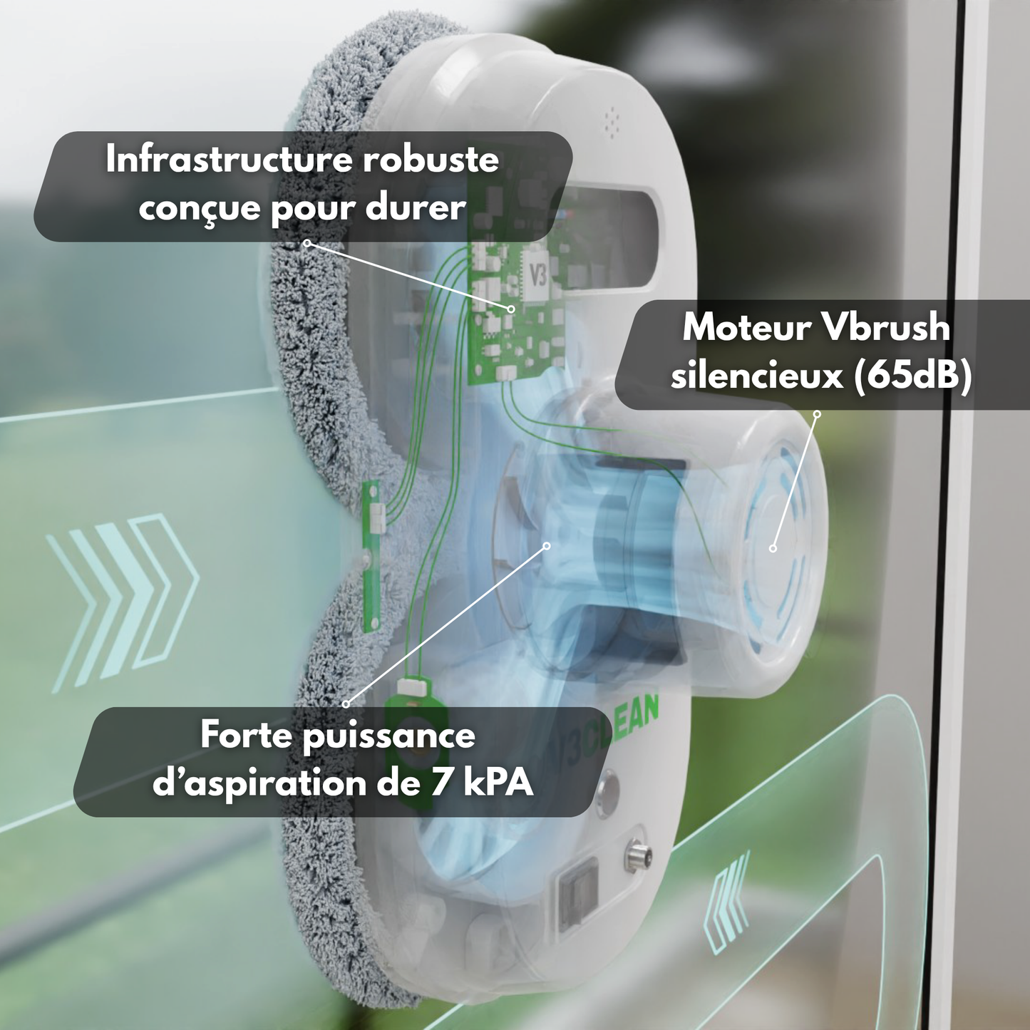 V3CLEAN window cleaning robot